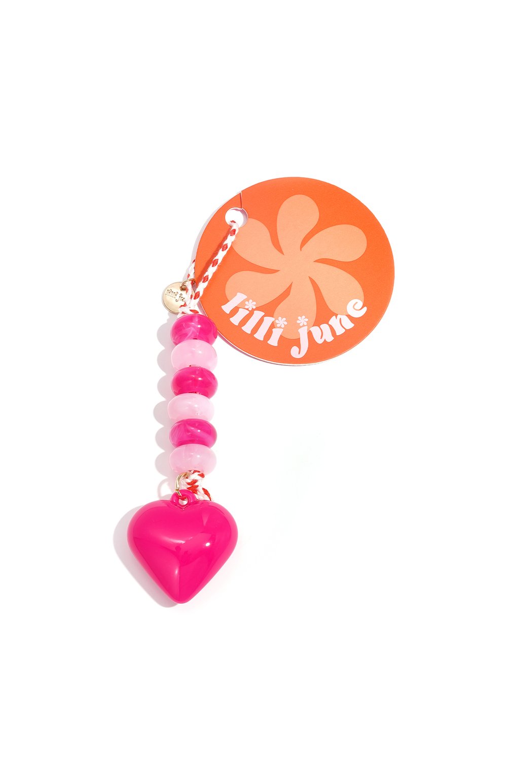 Taschenanhänger Herz, lässig, Acryl, Alltagsaccessoires h5Bild4