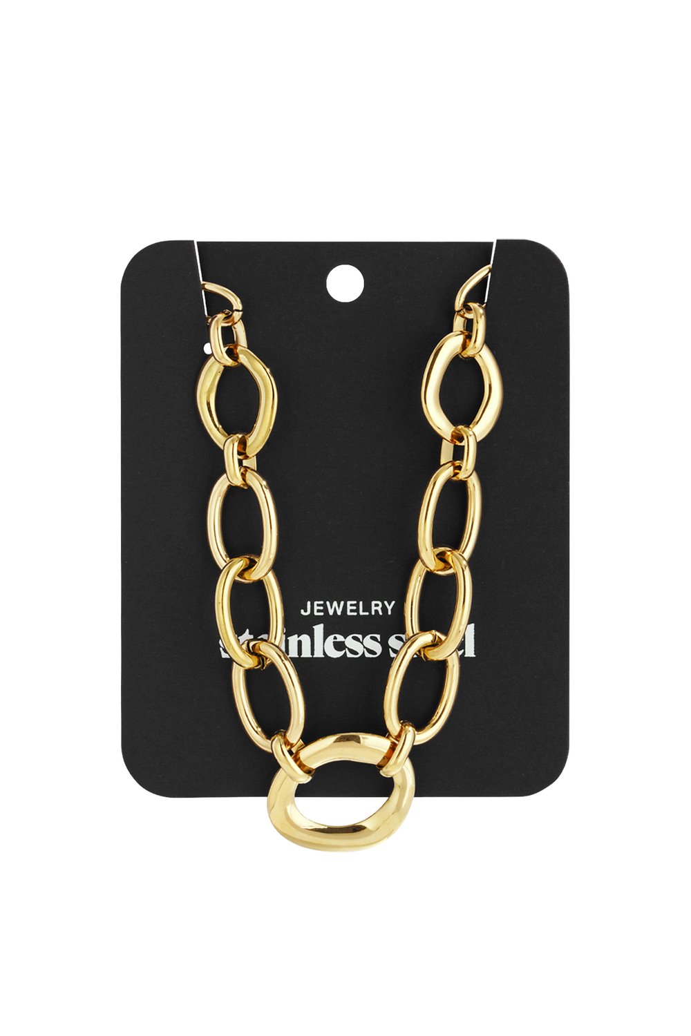 Stainless Steel Chain Necklaces Chain Casual Daily Simple Series Women's jewelry h5Picture5