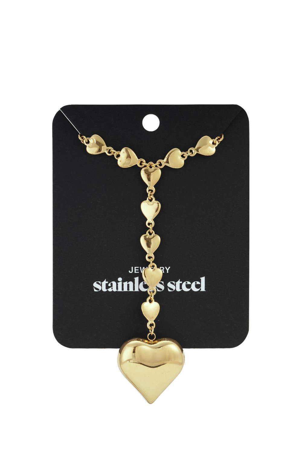 Stainless Steel Long Necklaces Heart Casual Daily Simple Series Women's jewelry h5Picture5