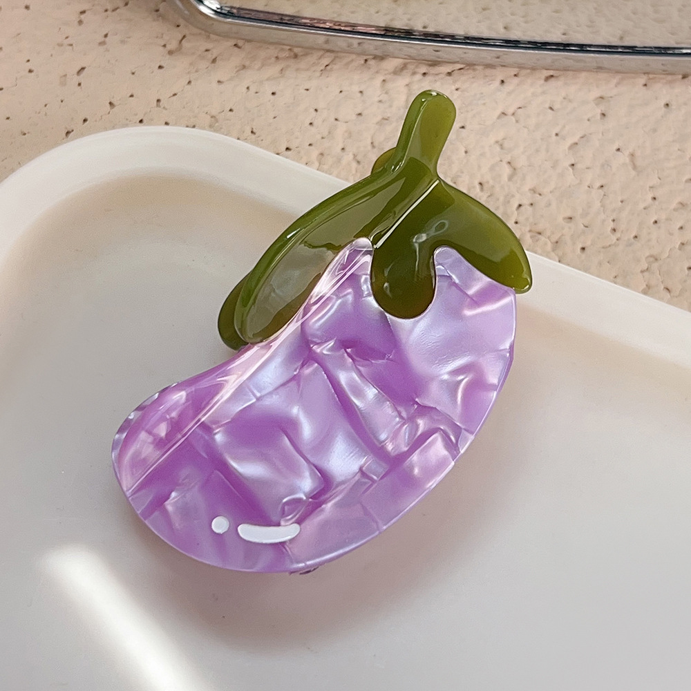 1 Piece Sweet Fruit Series  Acetate Women's Hair Claws h5Picture5