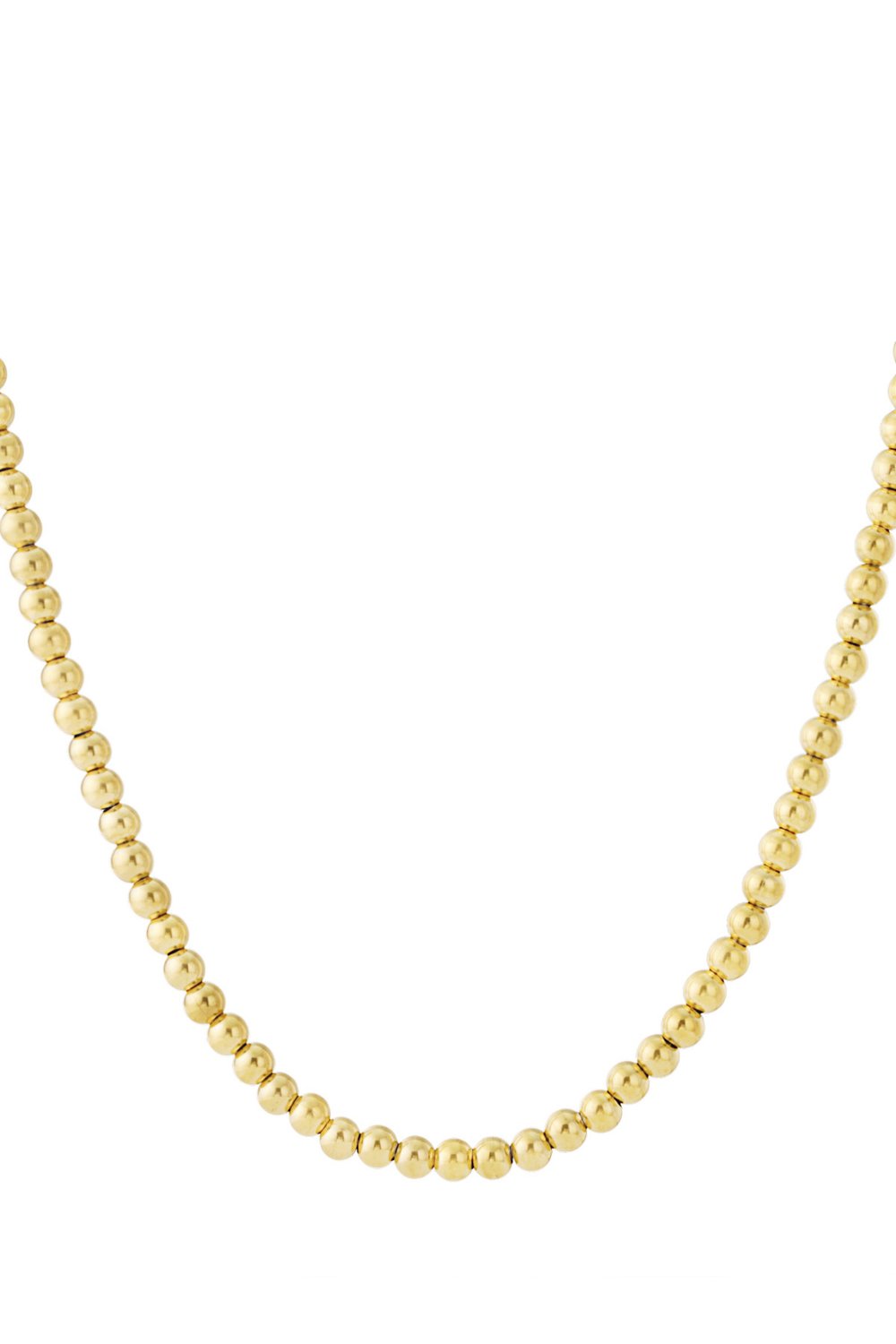 Hollow bead necklace-8mm 