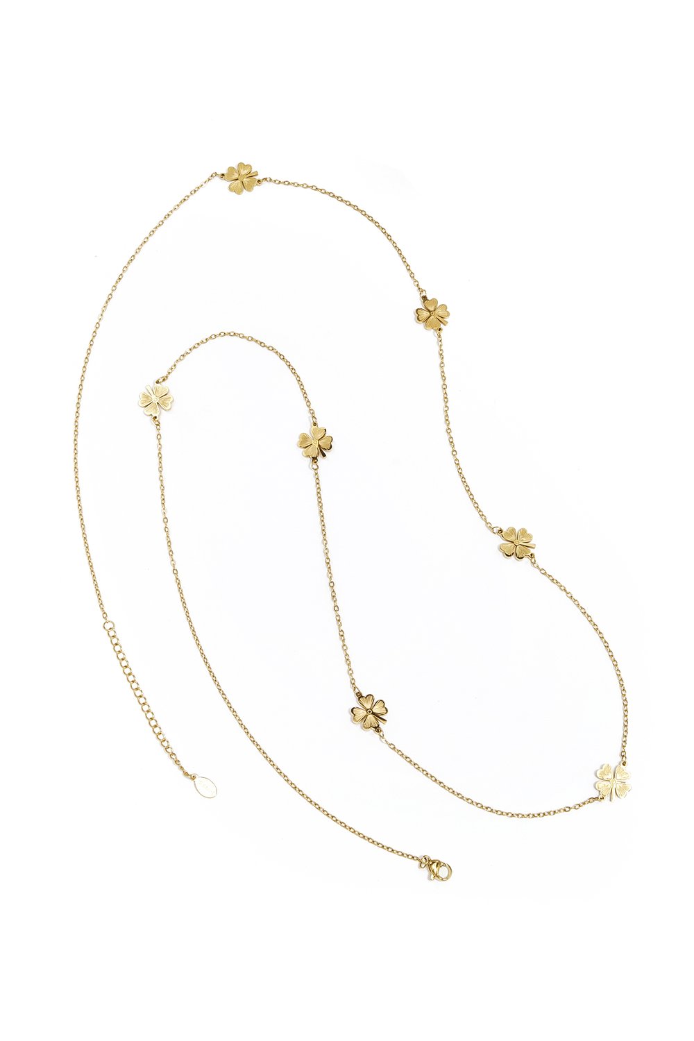 long clover necklace 