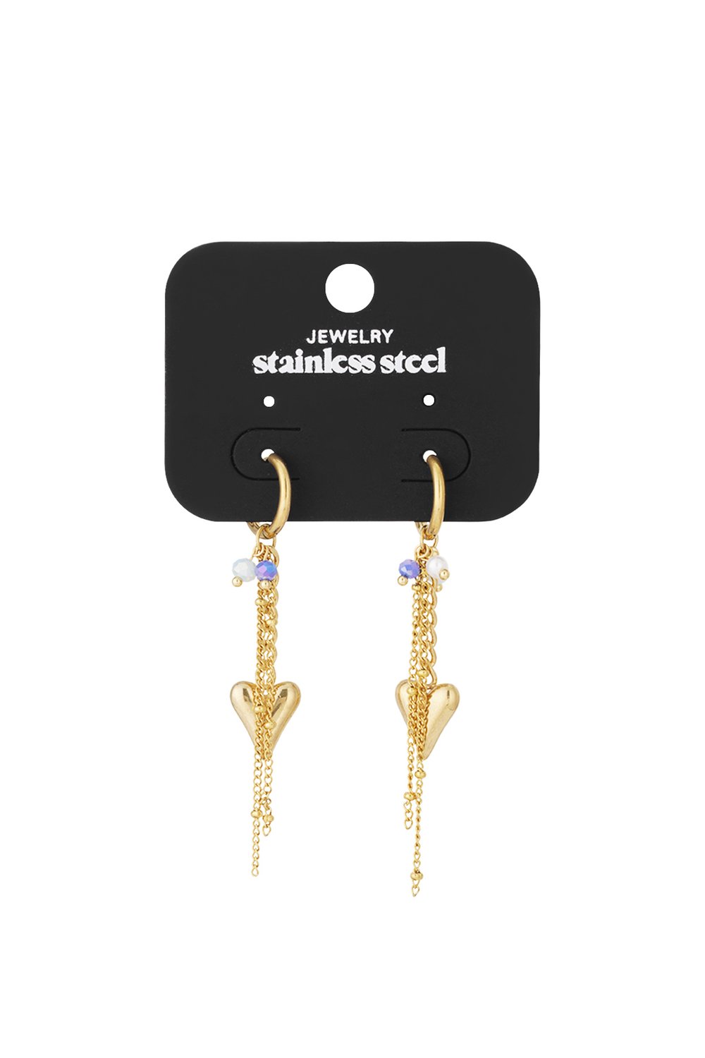 Heart drop earrings h5Picture5