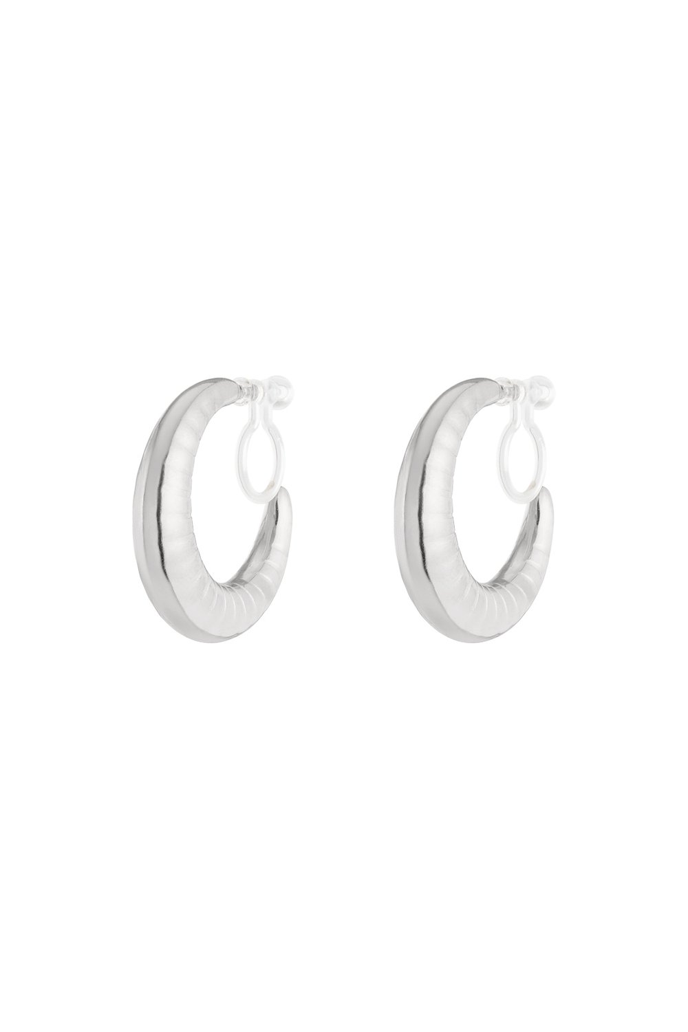 Bold hoop clip Earrings