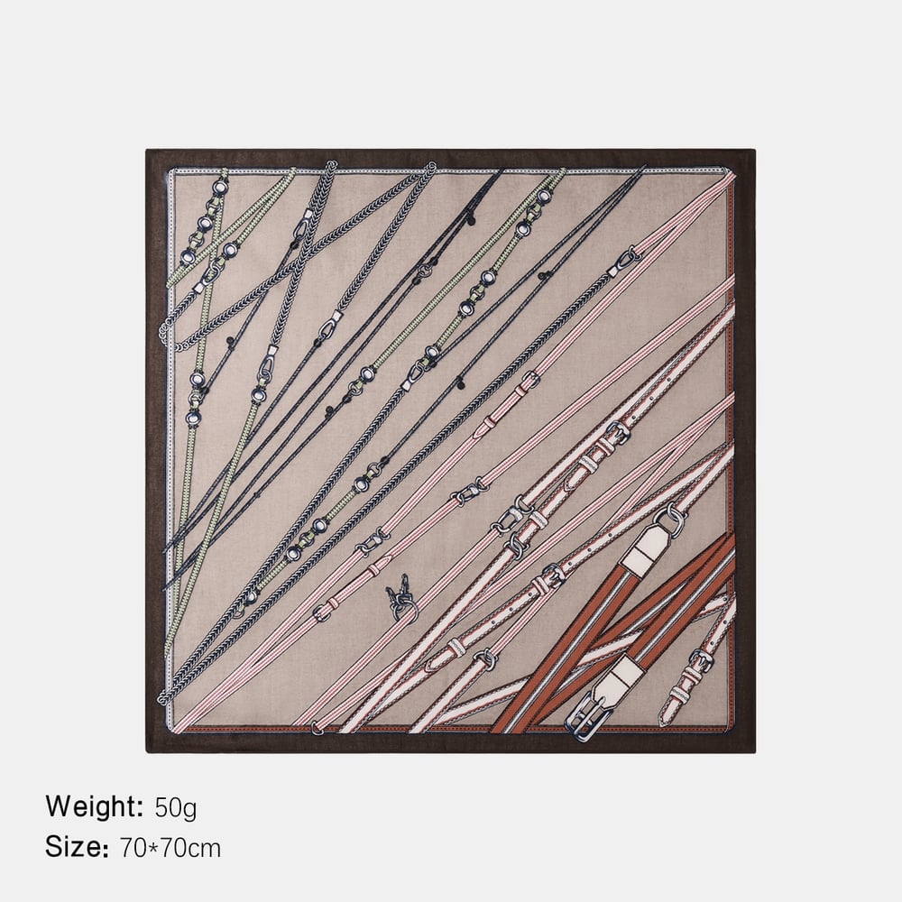 1 Piece Luxurious Chain Rayon Women's Bandana Picture2