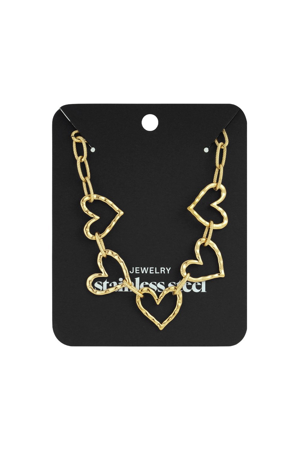 Stainless Steel Chain Necklaces Heart Casual Daily Simple Series Women's jewelry h5Picture5