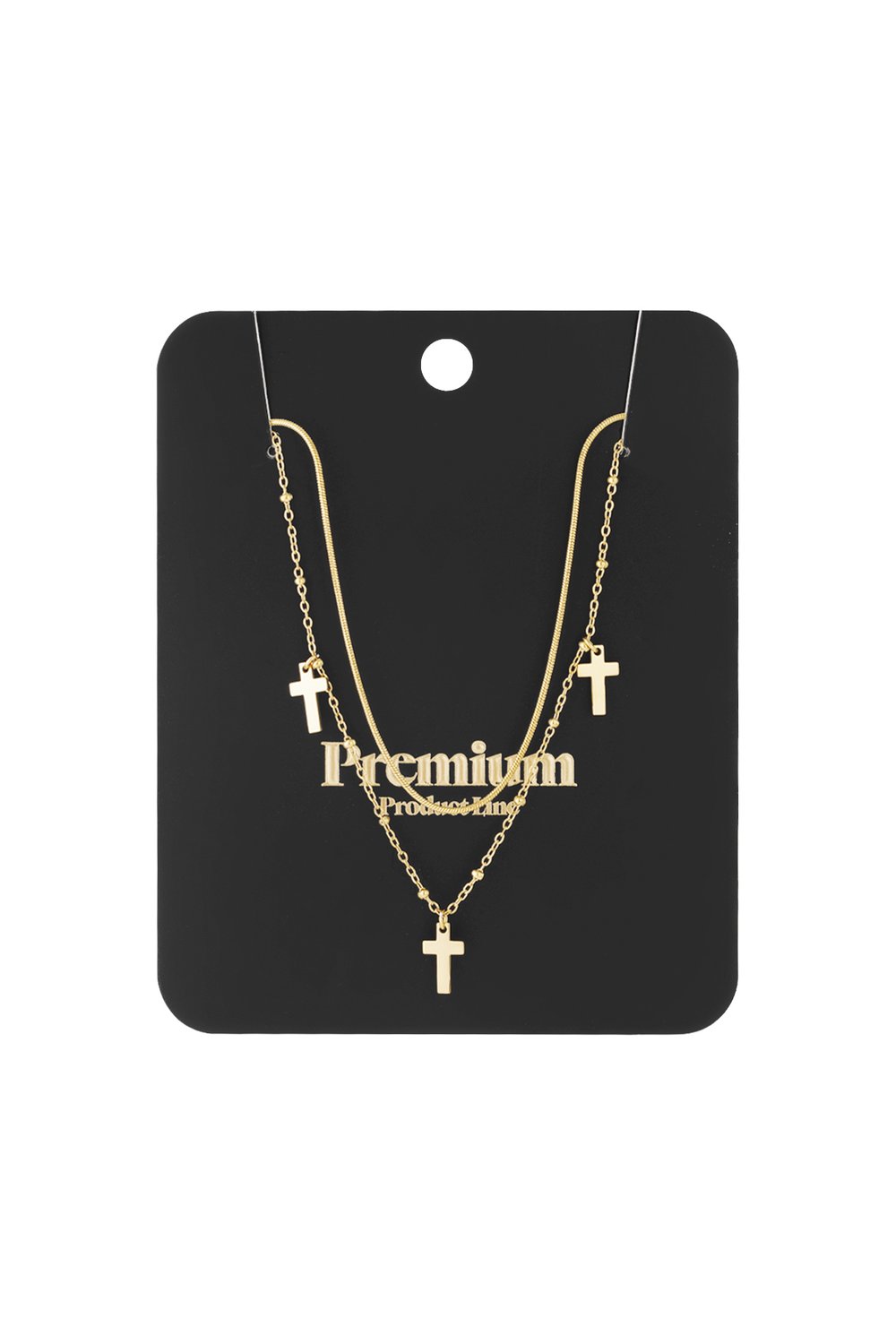   Layered Necklaces Cross Casual Daily Simple Series Women's jewelry Picture4