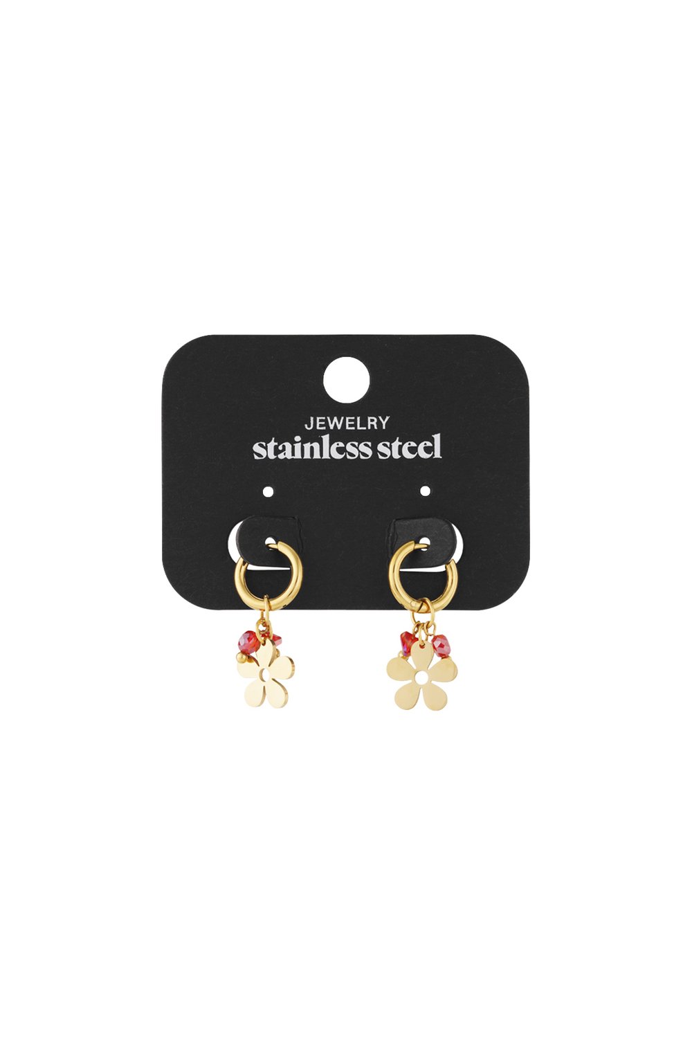 Stainless Steel Drop Earrings Flower Casual Daily h5Picture4