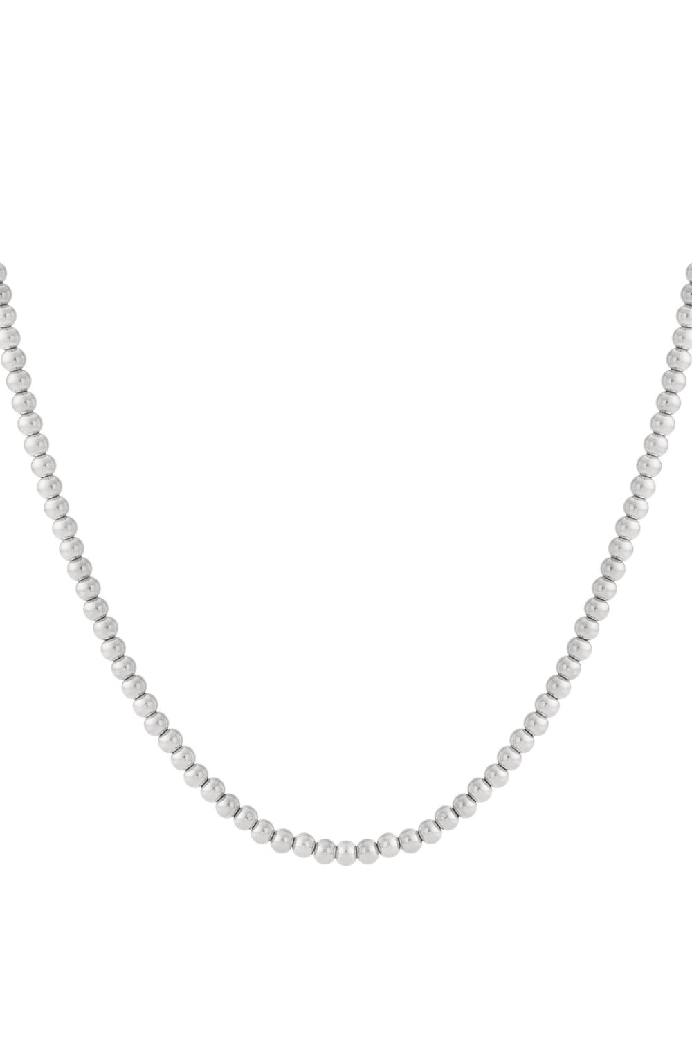 Solid bead necklace-6mm h5Picture3
