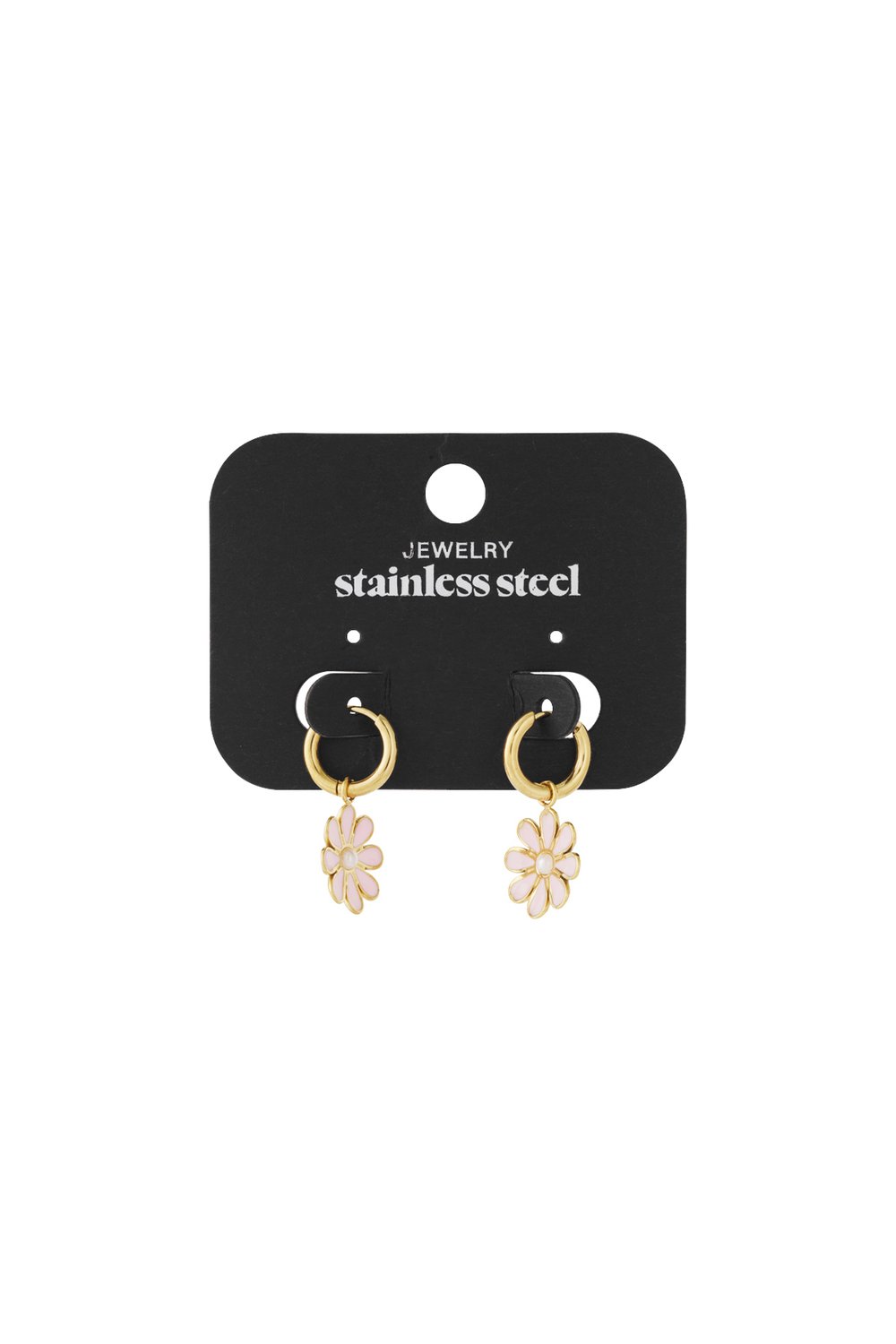 Stainless Steel Drop Earrings Flower Casual Daily h5Picture4