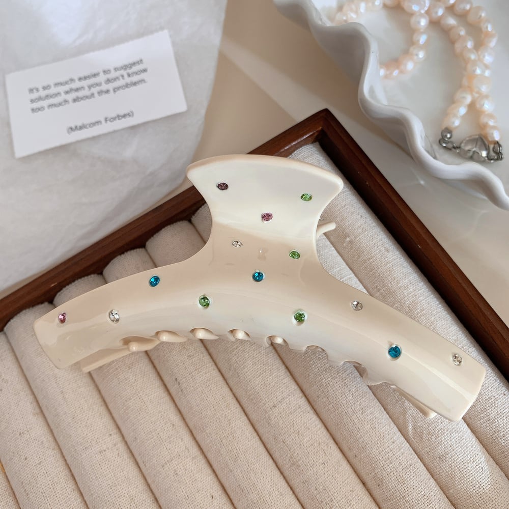 1 Pair Simple Series Daily Geometric Acetate Women's Hair Claws 