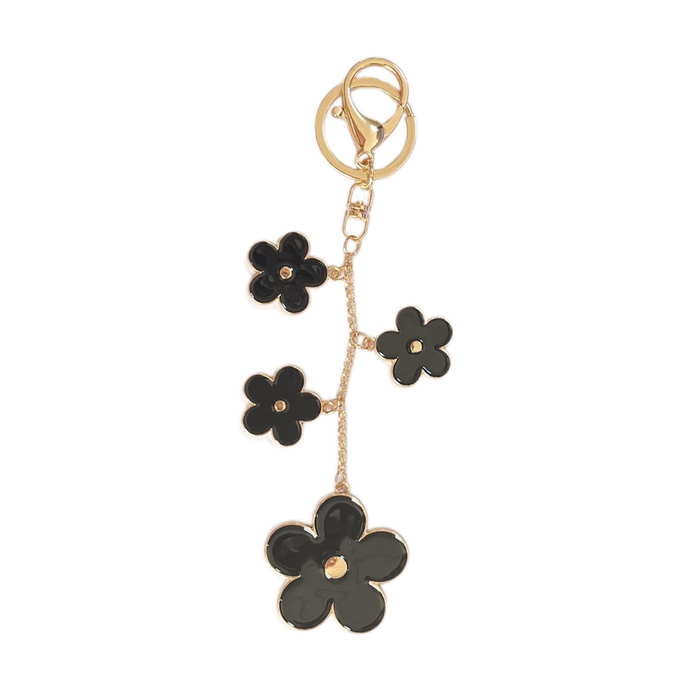 Porte-clés en alliage en forme de fleur, 1 pièce