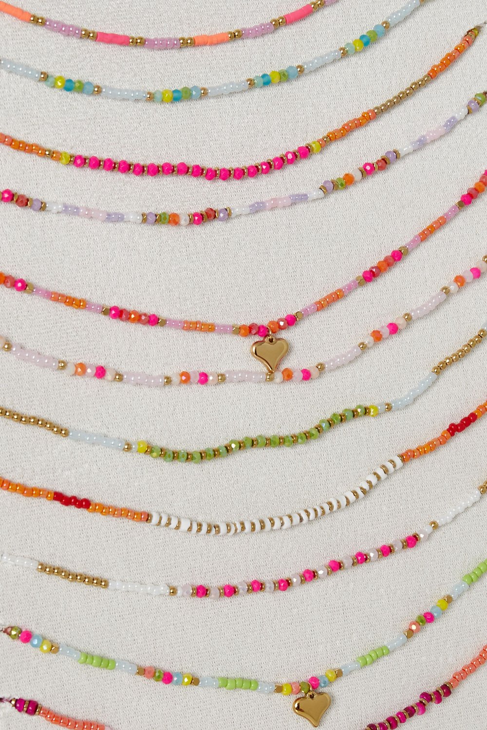 Display colorful beaded necklaces - multi Picture3