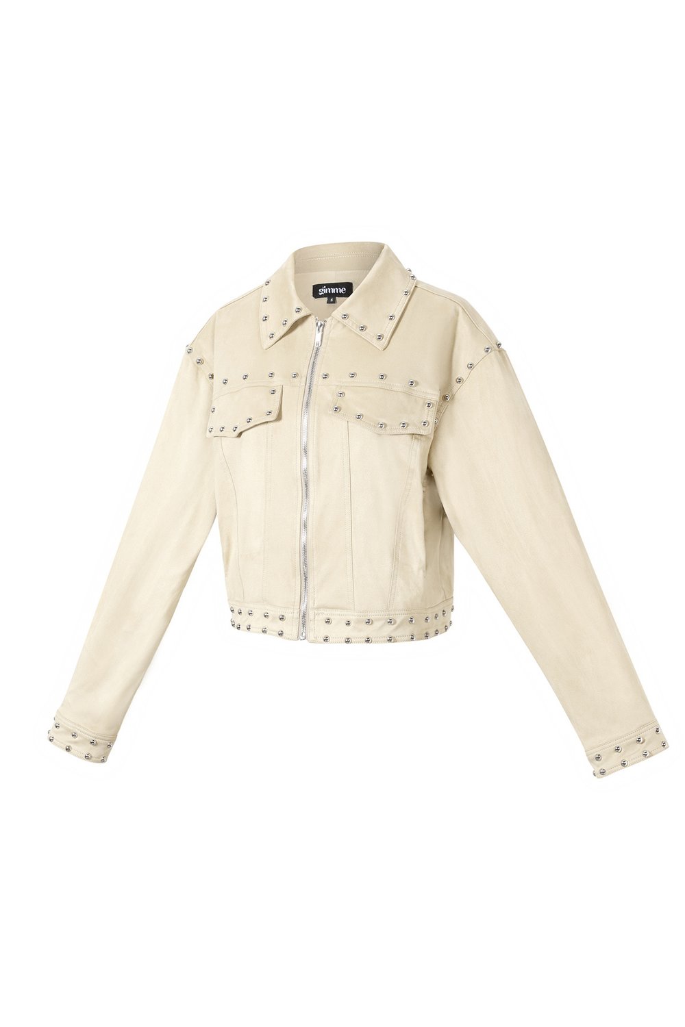 Wildlederjacke mit Nieten h5Bild2