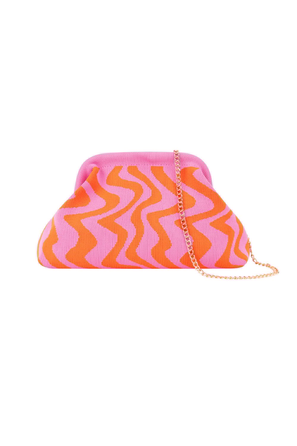 Grafic beach clutch 