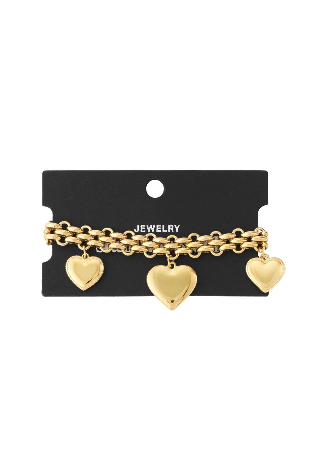 Trio Armband mit auffälligem Herz Bild4