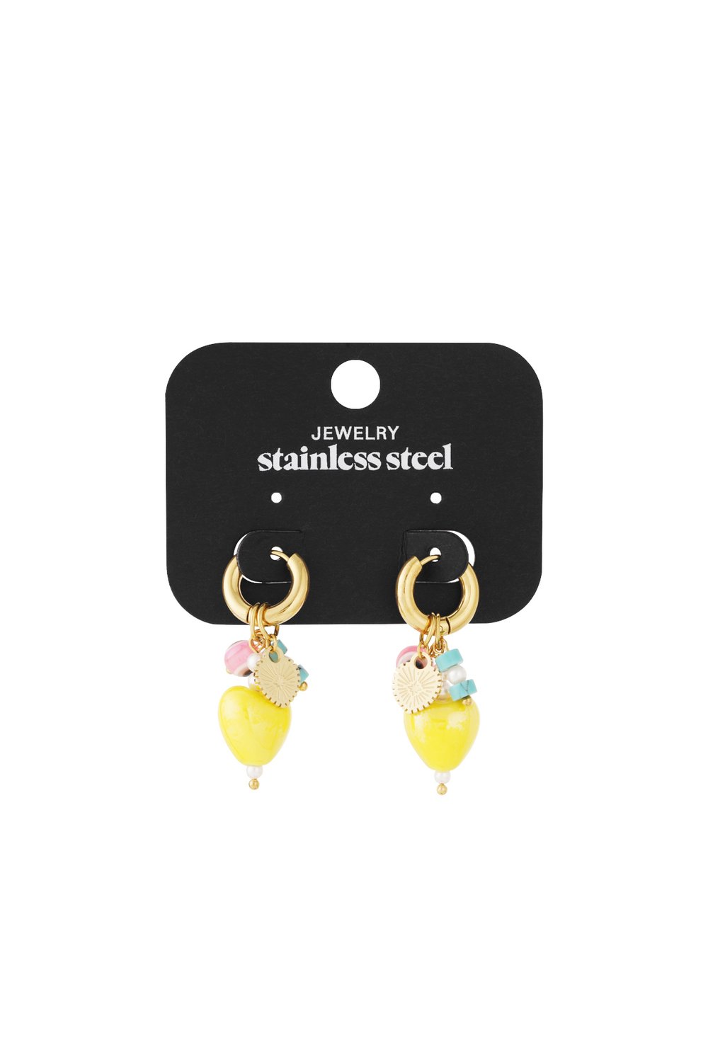 Boucles d'oreilles citron avec breloques h5Image4