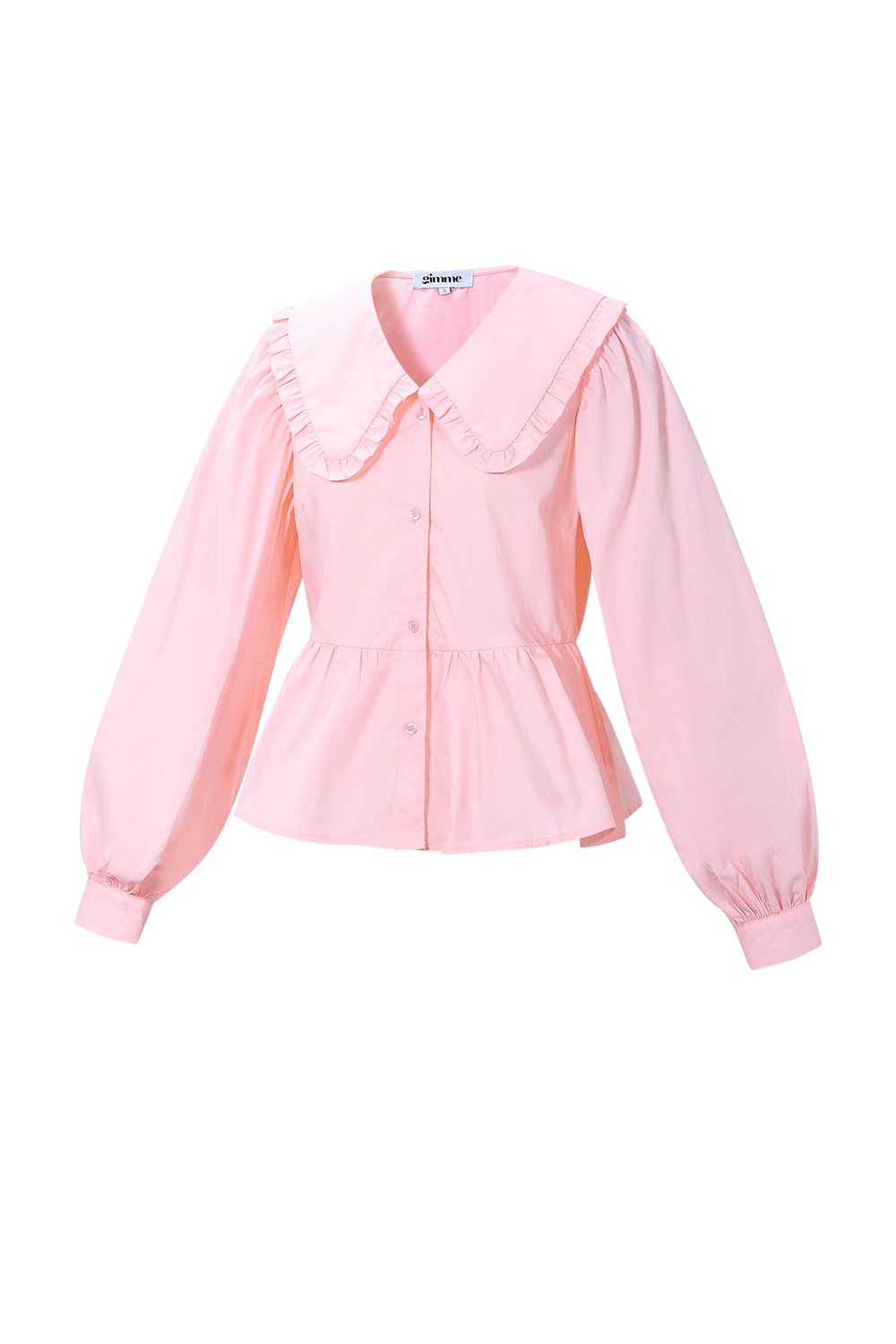 Cotton Blouses & Shirts Solid color Casual Spring/Summer Clothes h5Picture2