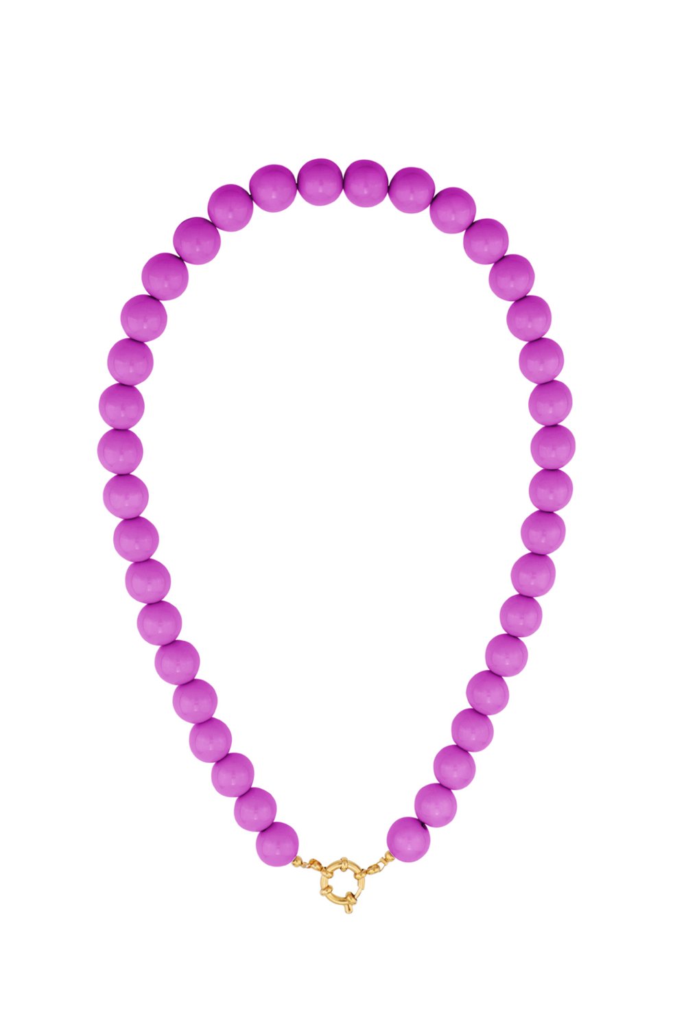 Colored small bead necklace-12mm Picture7