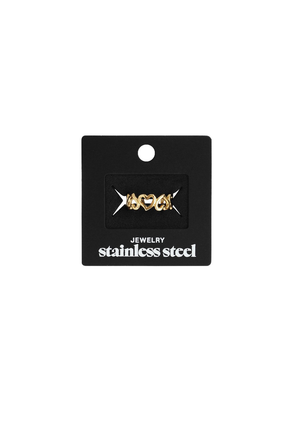 Stainless Steel Minimalist Rings Heart Casual Daily Simple Series Women's jewelry Picture4