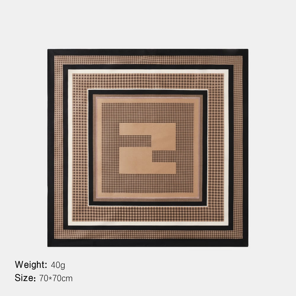 1 Piece Daily Plaid Rayon Women's Bandana Picture2