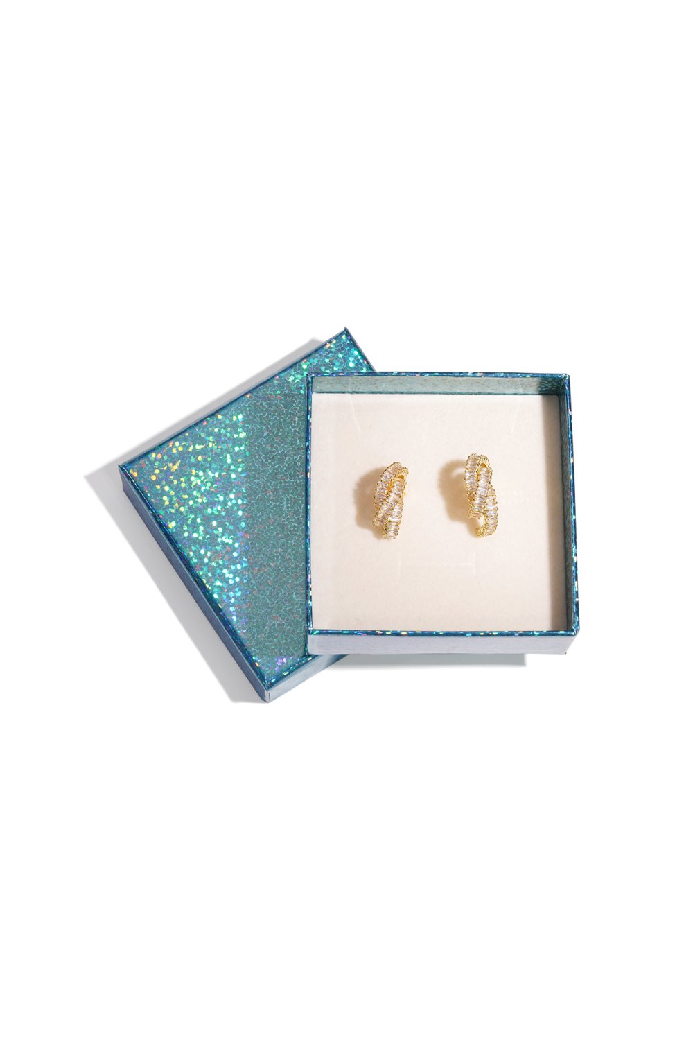 Copper Hoop Earrings Geometric Elegant Christmas Luxurious Series Women's jewelry h5Picture2