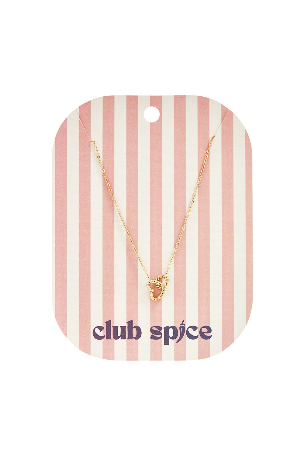 Necklace with connected heart charm h5Picture4