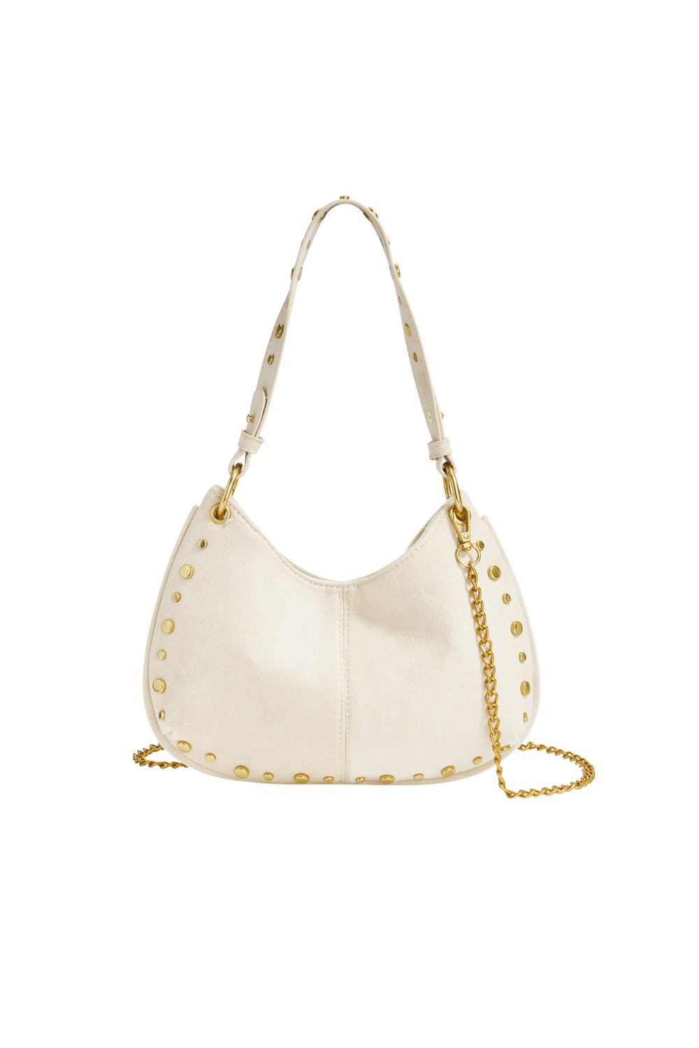 Omuz Çantaları Perçin Günlük Süet Günlük Aksesuarlar