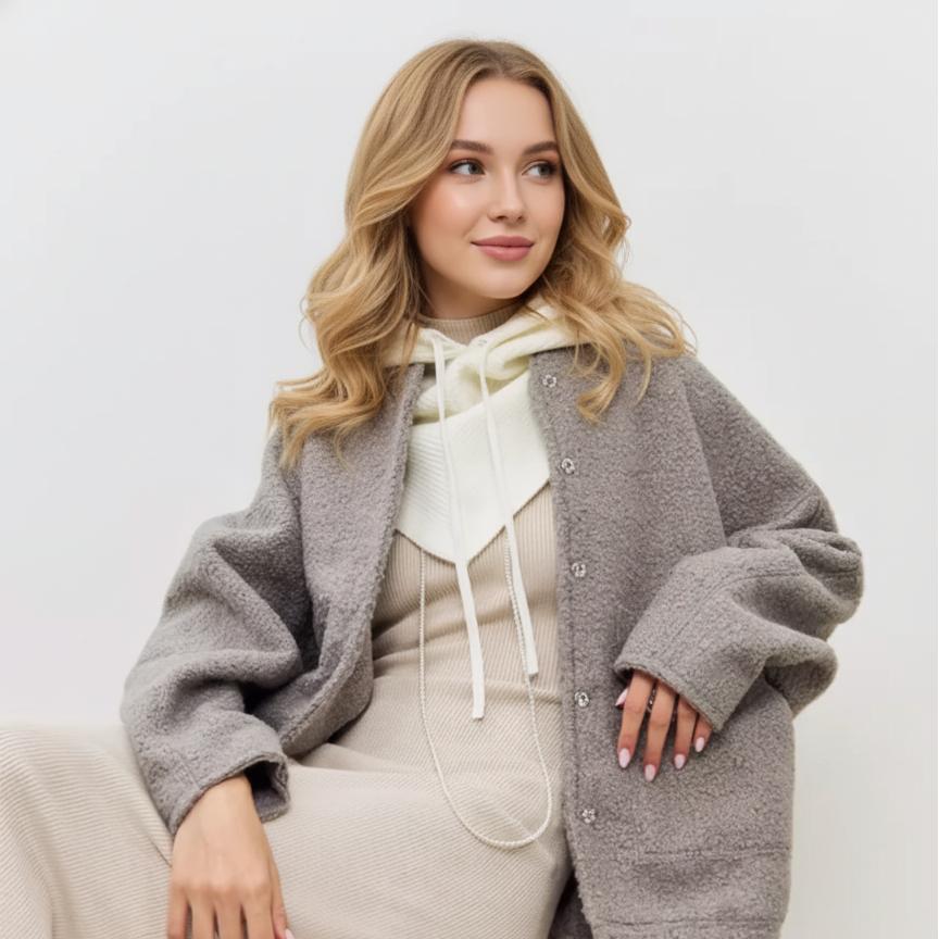 1 Piece Versatile Stripe Polyester Women's Winter Scarves h5Picture4