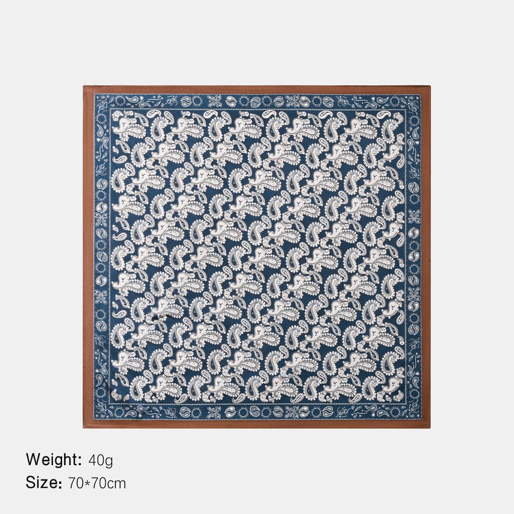 1 Piece Retro Cashew Flower Rayon Women's Bandana Picture2