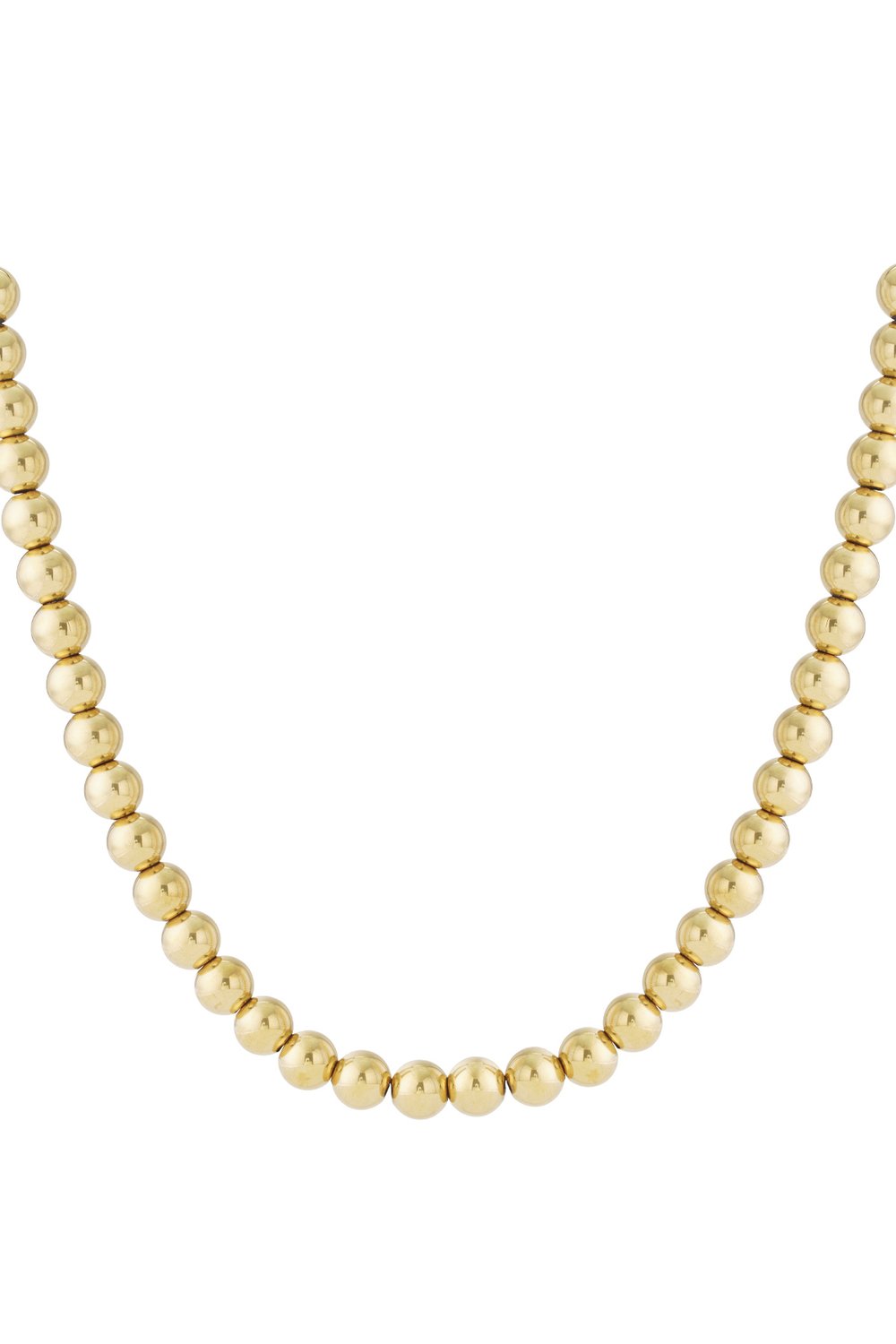 Collier de perles creuses - 12 mm 