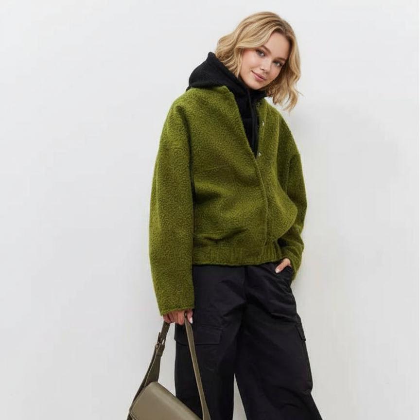 1 Piece Versatile Stripe Polyester Women's Winter Scarves h5Picture5