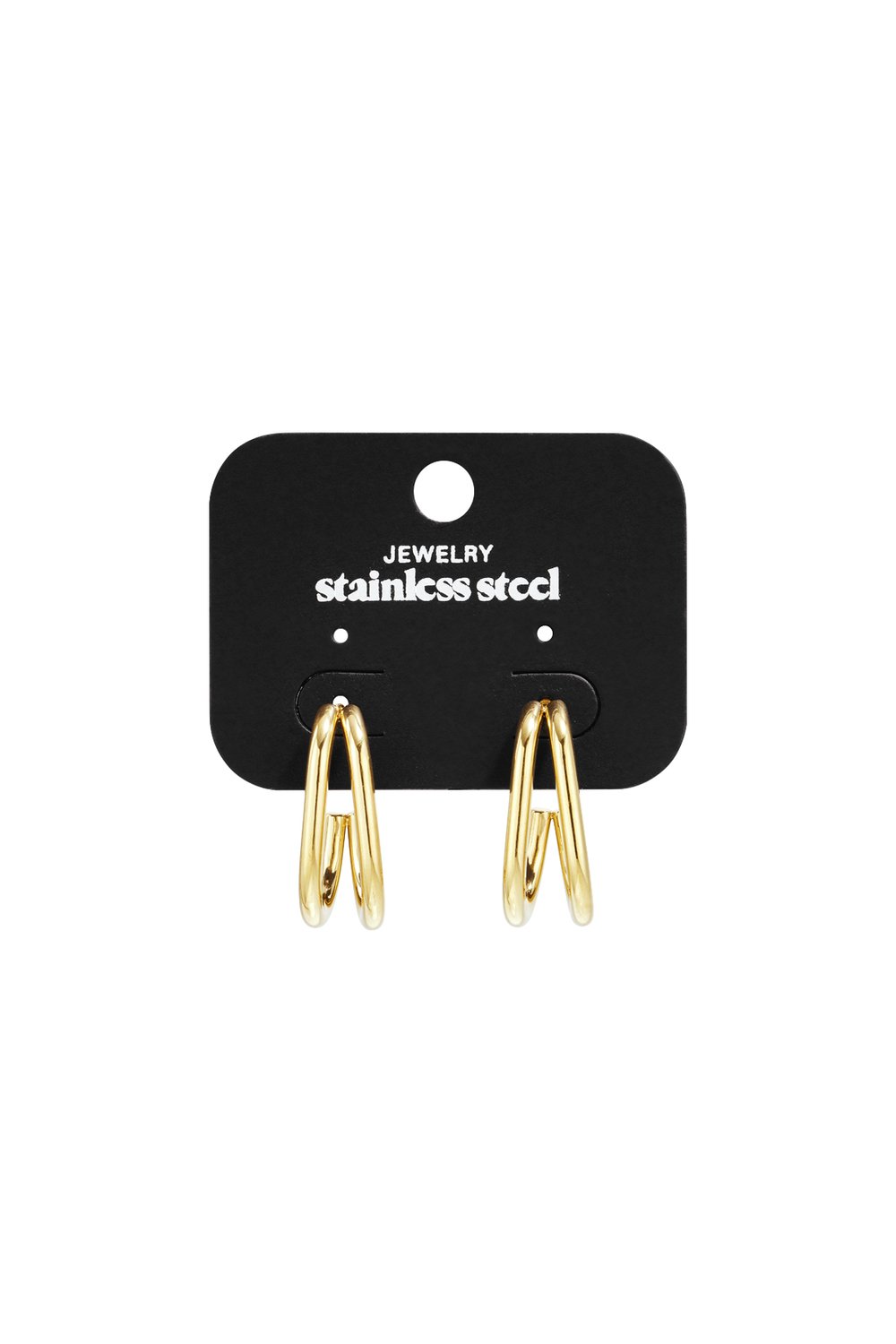 Edelstahl-Creolen aus der Casual Daily Simple Serie – Damenschmuck Bild6