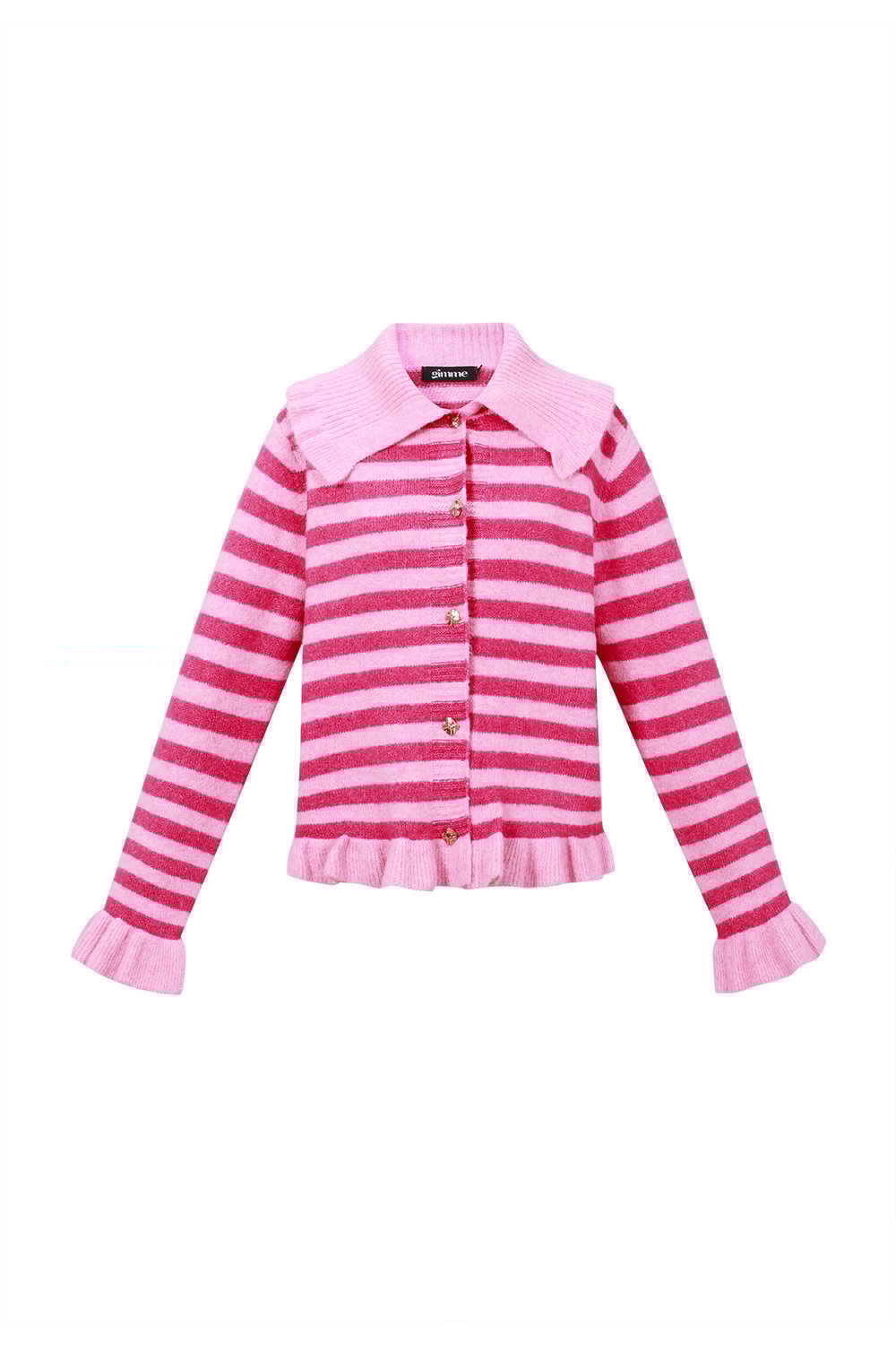 Polyester fiber (polyester) Knit cardigan Stripes Casual Fall/Winter  Clothes h5Picture9