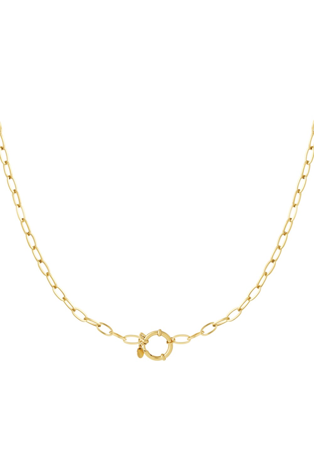 Golden knot necklace 