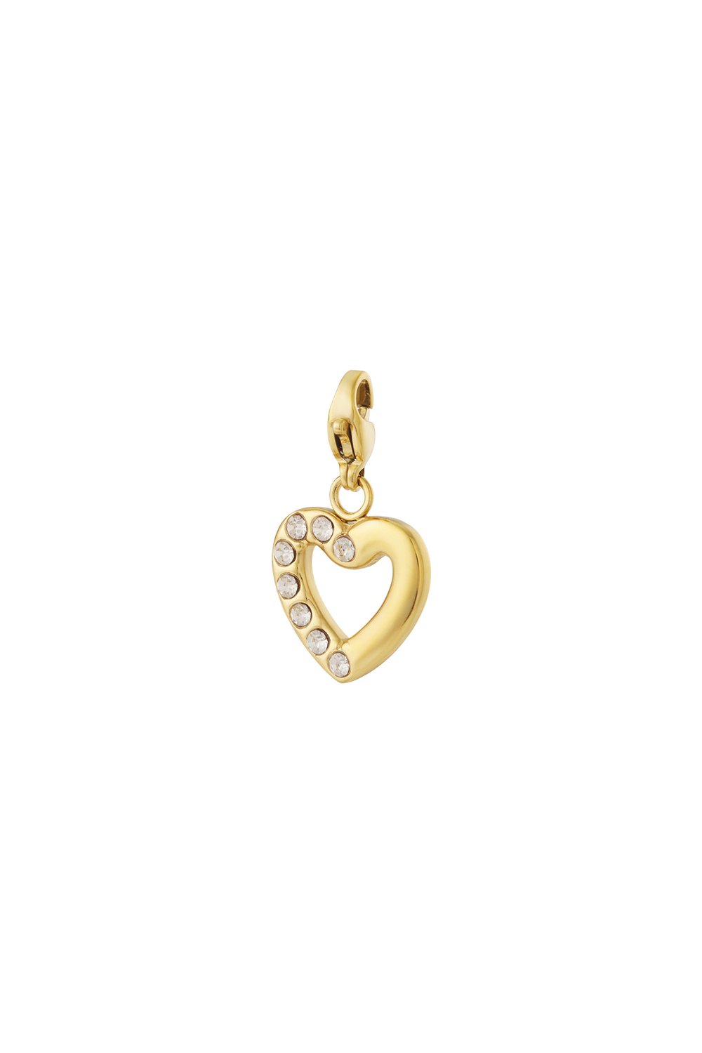 Stainless Steel Jewelry Charms Heart Casual Daily 