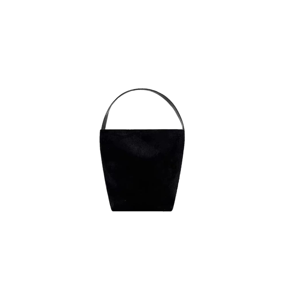 1 Stück einfache Retro-Umhängetaschen aus Wildleder und PU mit einfarbiger Kapazität für Damen h5Bild2