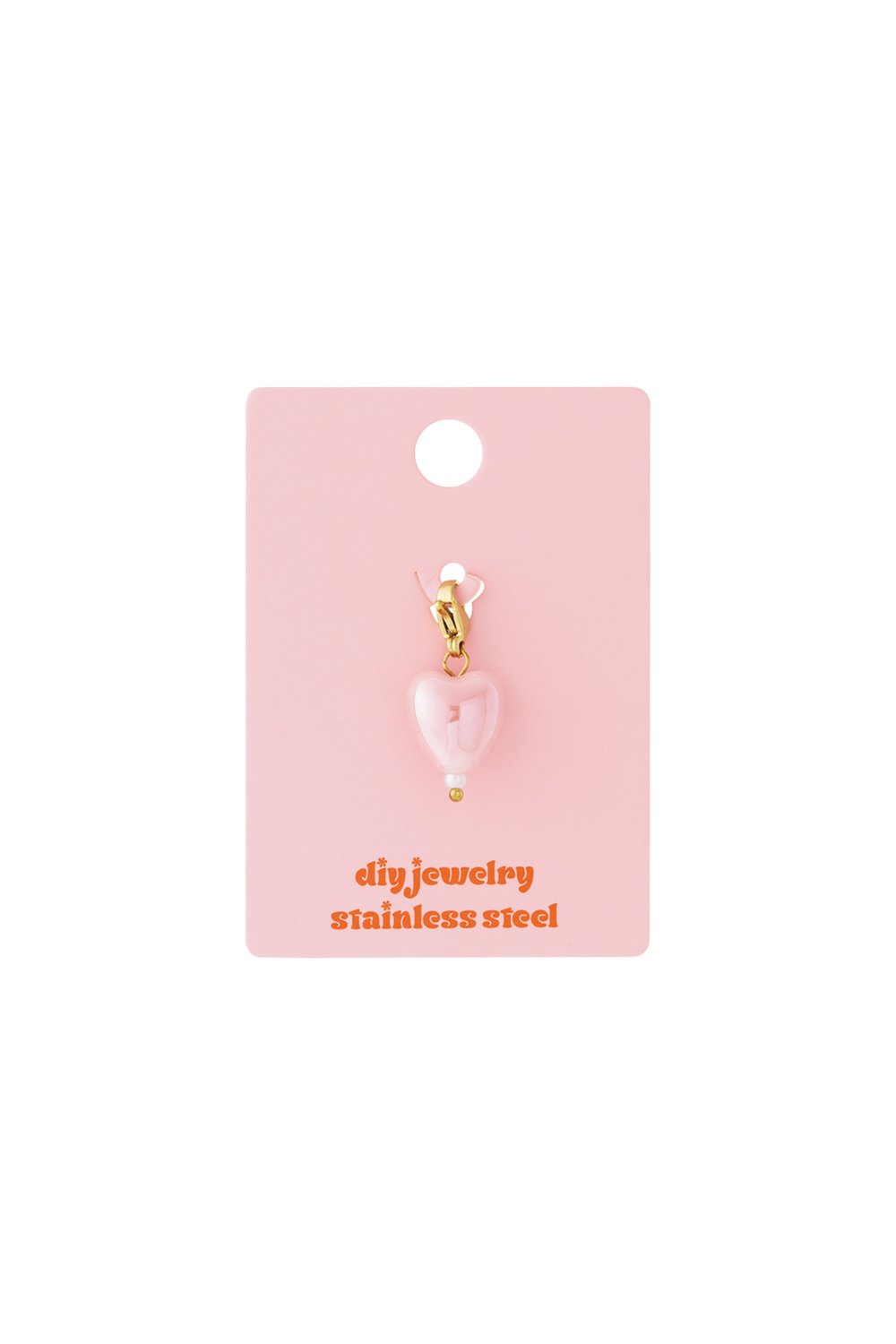 Pastel heart jewelry DIY charm Picture4