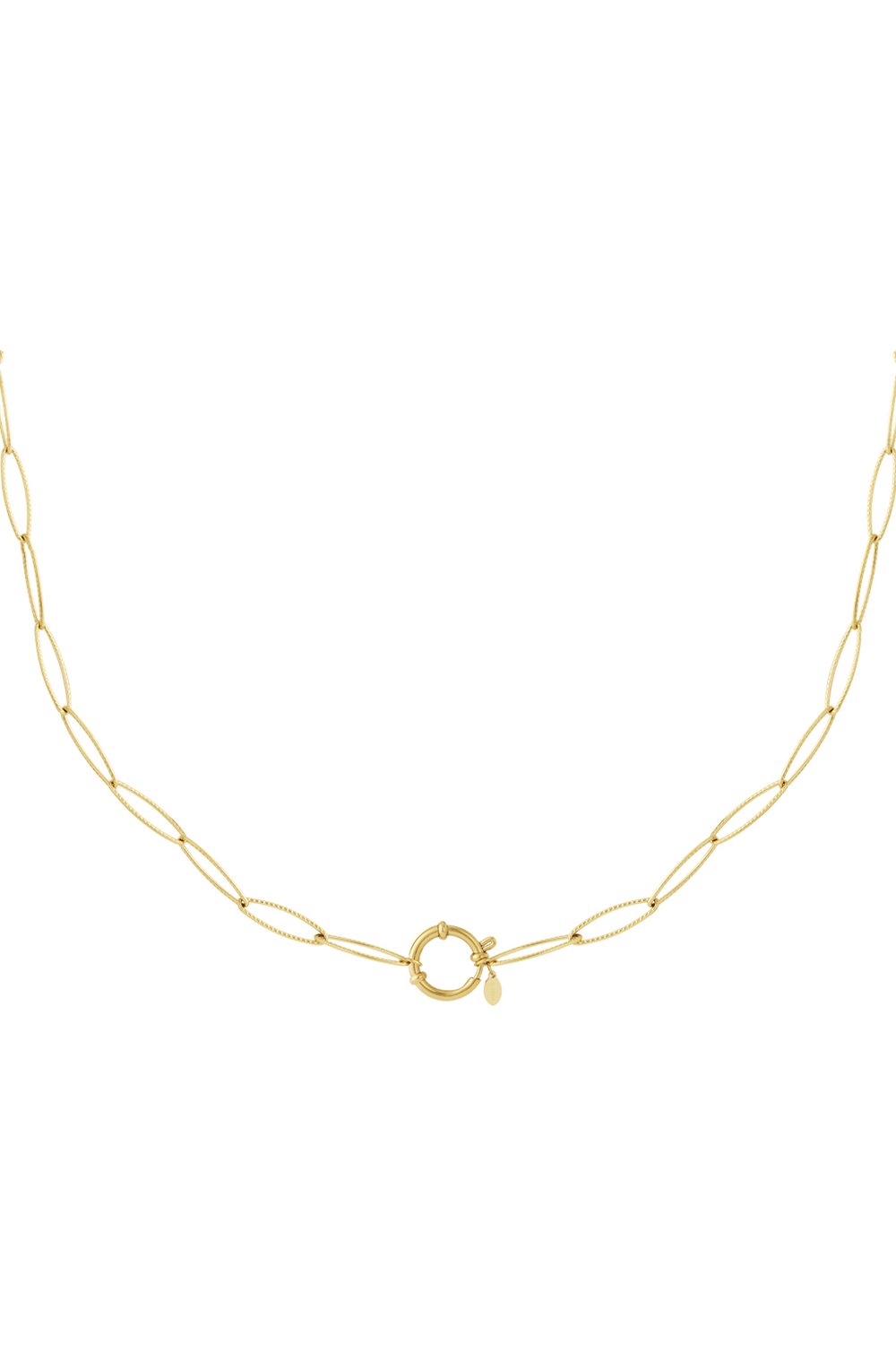 Golden loop necklace 