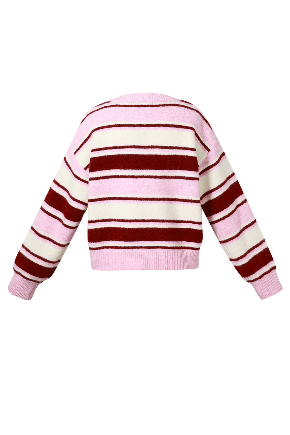 Polyester fiber (polyester) Knit sweaters Stripes Casual Fall/Winter  Clothes h5Picture3