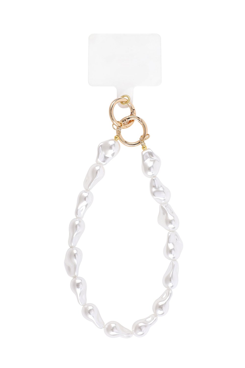 Pearl charm Phone cord 
