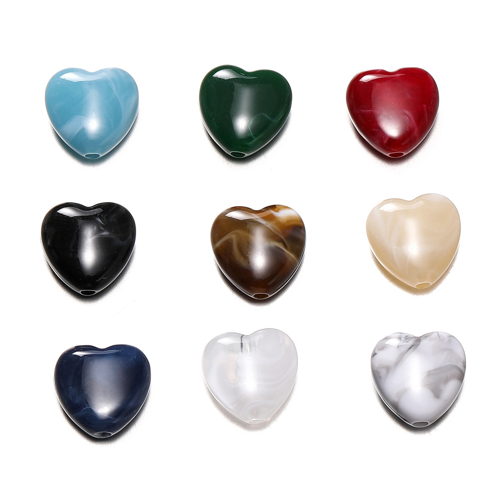1 Bag of DIY Heart Shape Acrylic Jewelry Beads h5Picture3