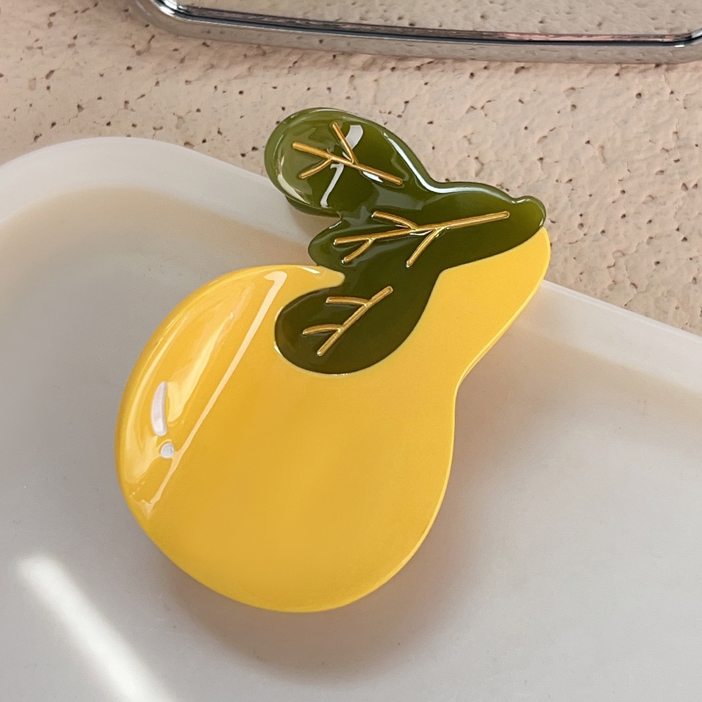 1 Piece Sweet Fruit Series  Acetate Women's Hair Claws h5Picture6