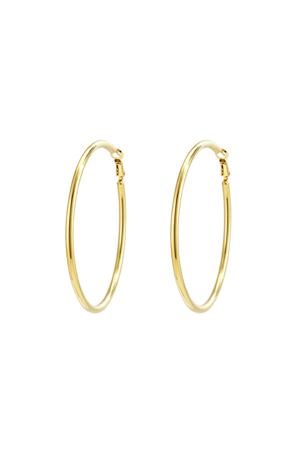 Stainless Steel Hoop Earrings Geometric Casual Daily Simple Series Women's jewelry