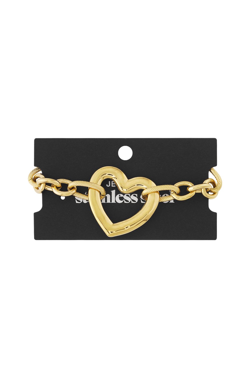 Bracciale a catena di cuori Immagine4