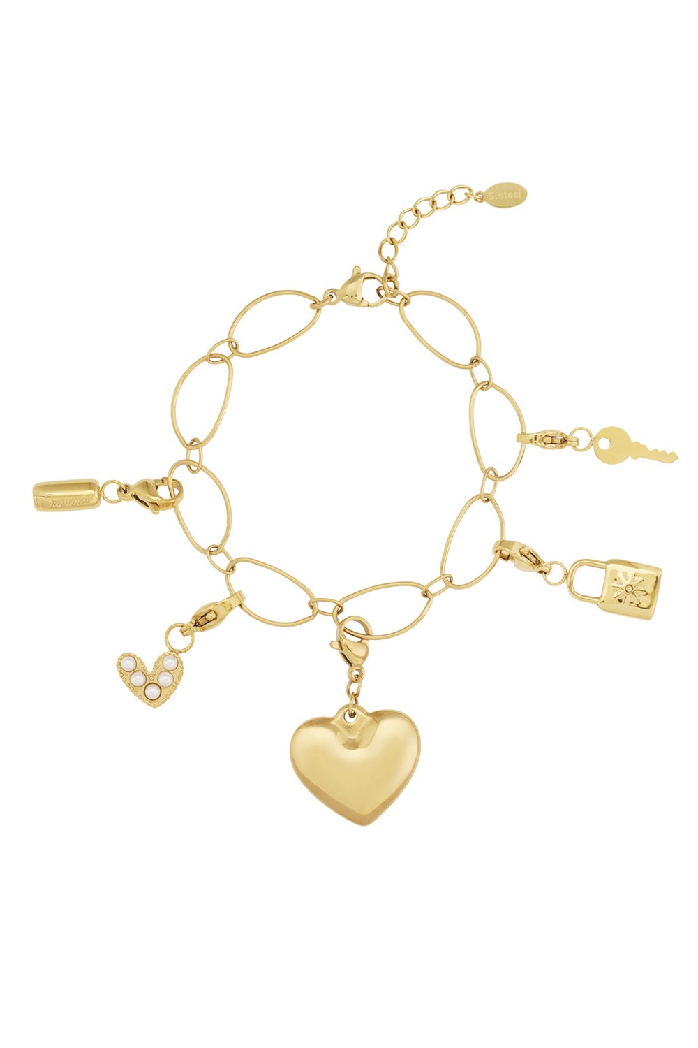 Big heart DIY Bracelet Picture6