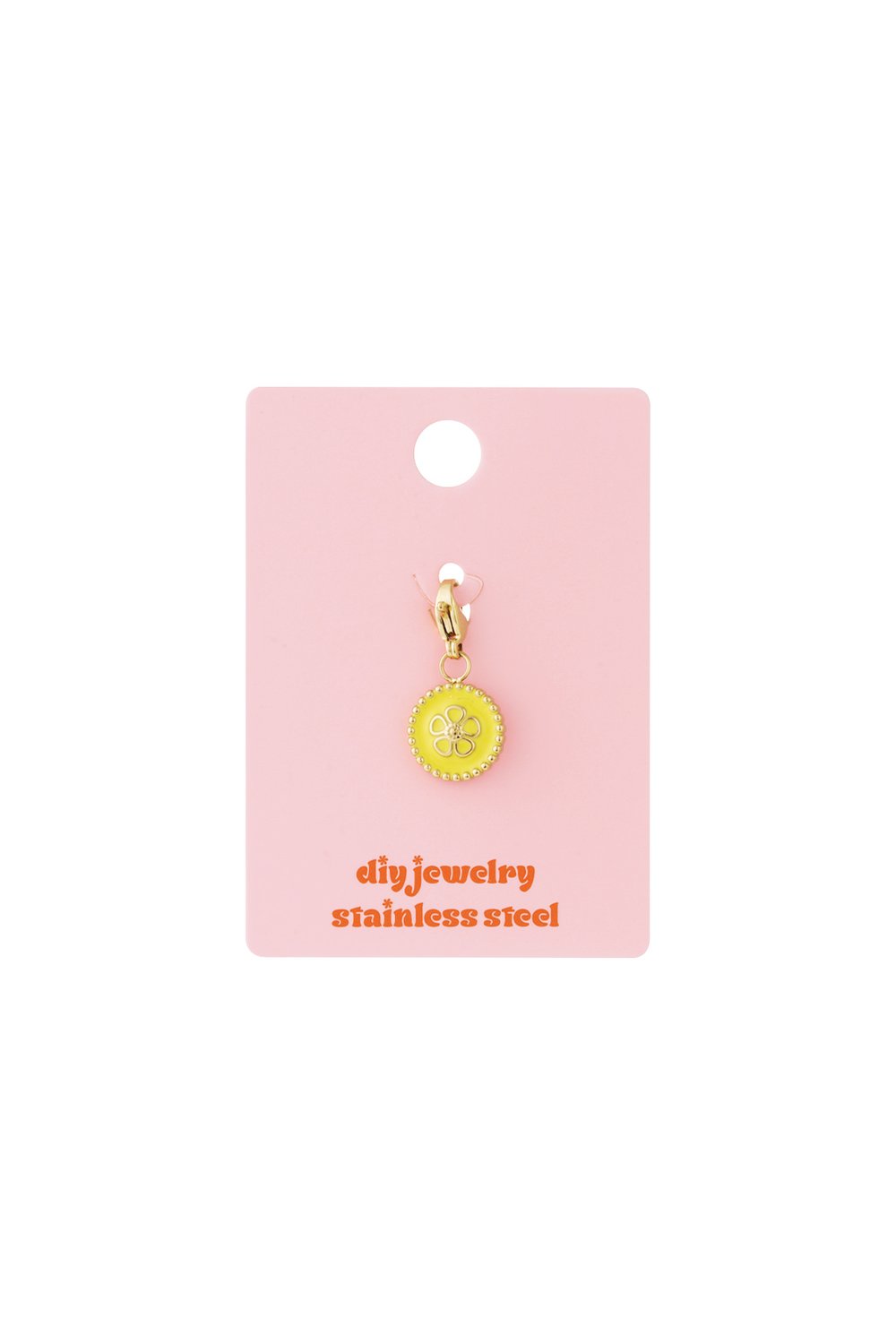 Stainless Steel Jewelry Charms Flower Casual Daily h5Picture4