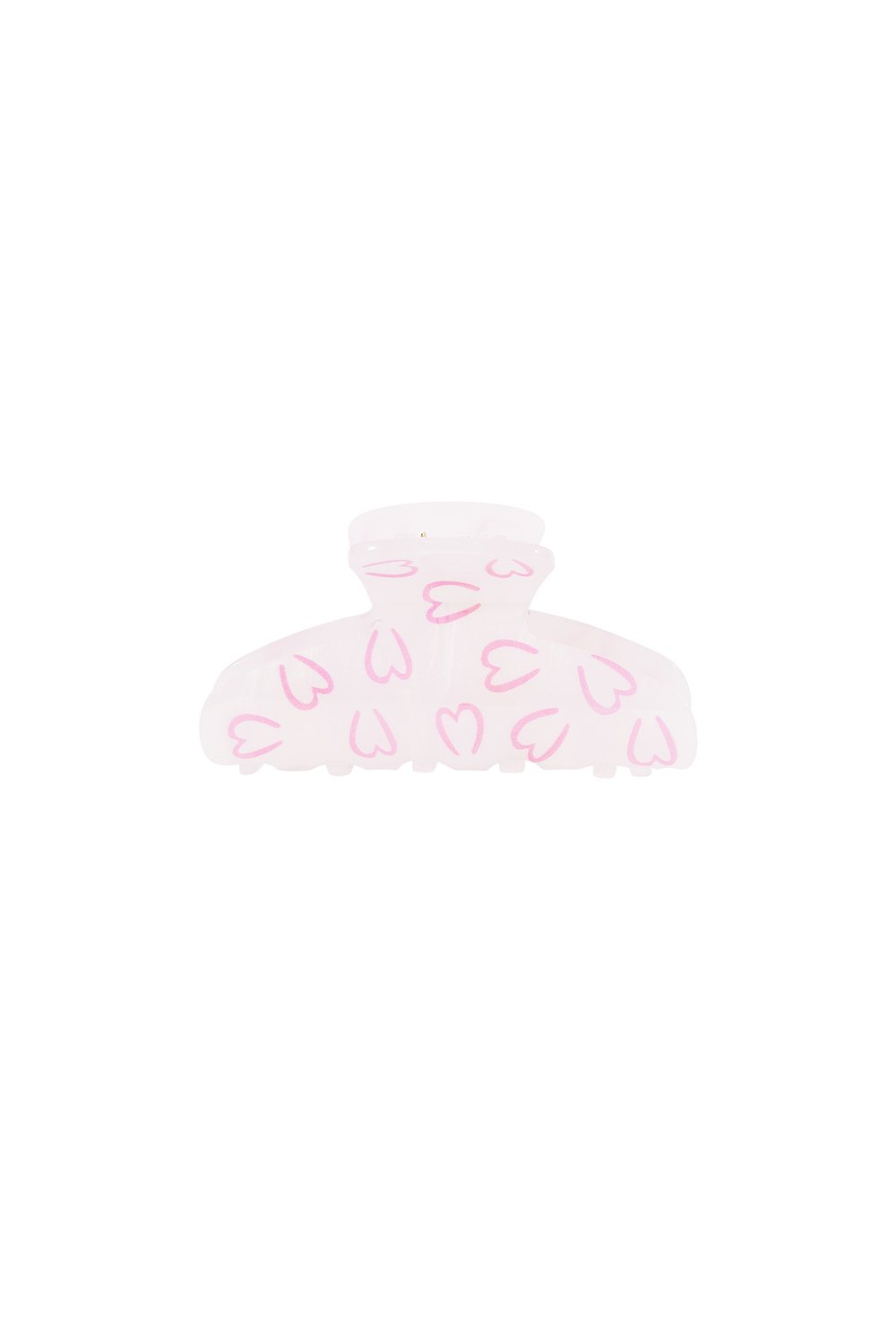 Hair clip with mini hearts Picture3