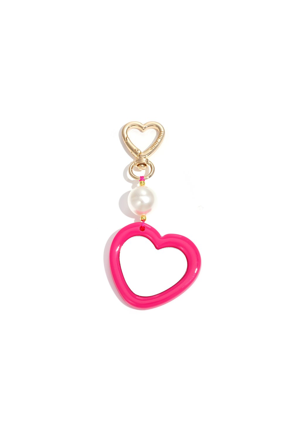 Heart studs with stones 