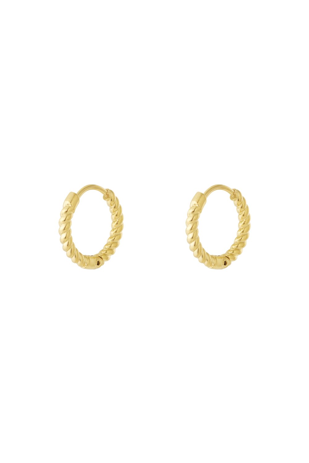 Timeless twist earrings - Silver Color color
